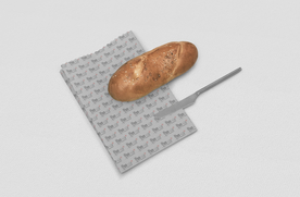 面包烘焙纸样机