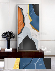 轻奢手绘装饰画