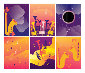 插画艺术时尚海报背景