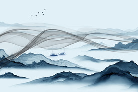 新中式电视背景墙