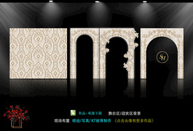 婚礼拱门  欧式婚礼