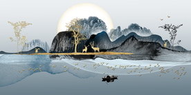 装饰画 鹿