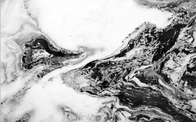 现代北欧水墨山大理石拼花背景墙