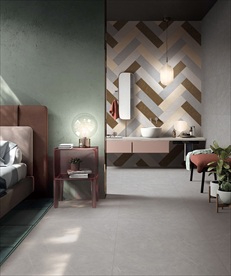 大板仿古砖效果图