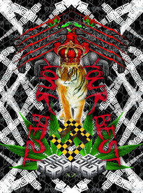 潮流男装印花 高清分层原图