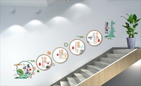 廉政楼梯文化墙