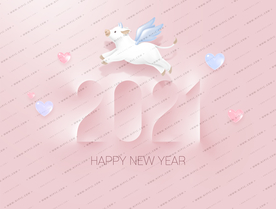 牛年底图包装背景图