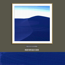 抽象油画装饰画轻奢手绘极简画