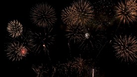 过年 烟花 礼花 绽放 国庆