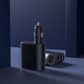 车载充电器C4D建模RS渲染图