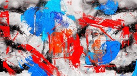 抽象油画