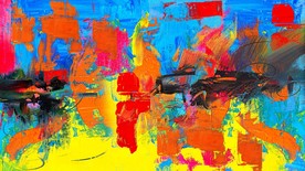 抽象油画