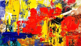 抽象色彩画