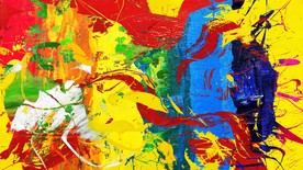 抽象油画