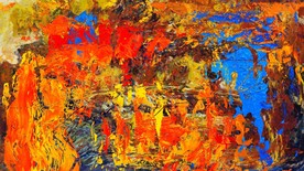 抽象油画