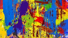抽象油画