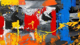 抽象油画