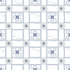 欧美风几何格子