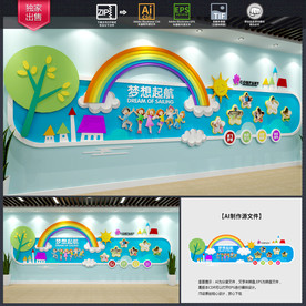 幼儿园形象墙