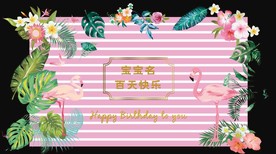 粉色主题生日