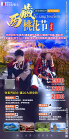 西藏桃花节 布达拉宫 大昭寺