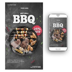 BBQ烧烤海报