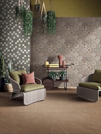 大板仿古砖效果图