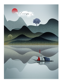 山川装饰画