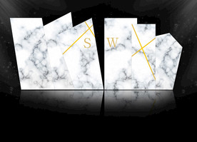 大理石婚礼 白灰色主题婚礼