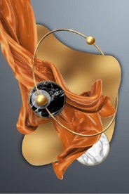 晶瓷现代抽象立体几何装饰油画