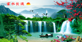 巨幅山水画