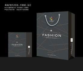 黑色手提袋 企业手提袋