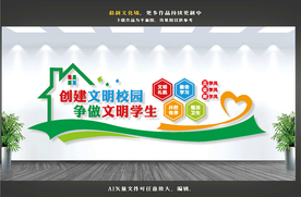 文明校园文化墙