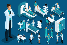 扁平化医院工作人员