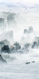 新中式山水画