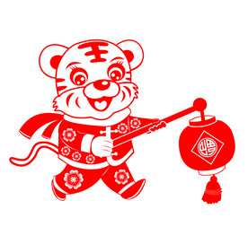 虎年剪纸
