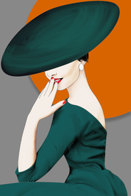 时尚女装客厅装饰画