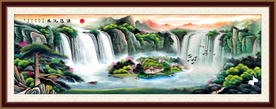 国画山水画
