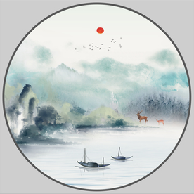水墨画