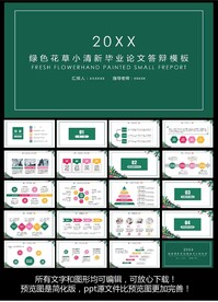 毕业答辩ppt模版