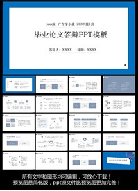 毕业论文ppt模版