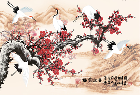梅笑迎春