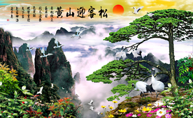 黄山迎客松