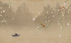 江水小舟