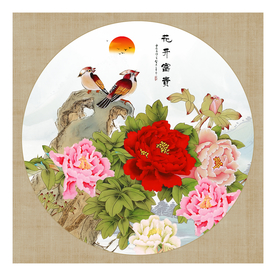 国画牡丹图片