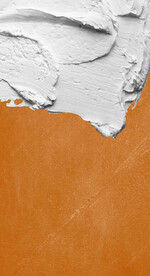 抽象立体白色油漆笔刷油画玄关装