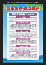 夏季健康知识宣传
