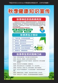秋季健康知识宣传