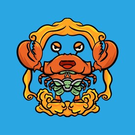 大闸蟹插画