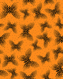 几何 圆点 卡通 蝴蝶